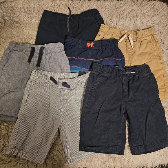 Other - Kids Casual Shorts Set - Navy, Gray, Tan